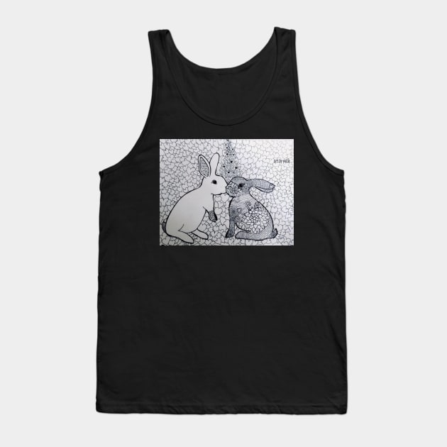 Love Bunnies Tank Top by YollieBeeArt